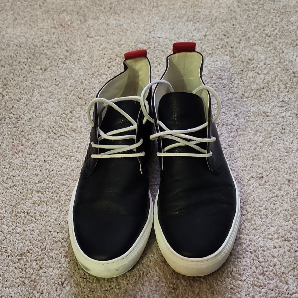 Stylish Black Men's Shoes Made In Italy